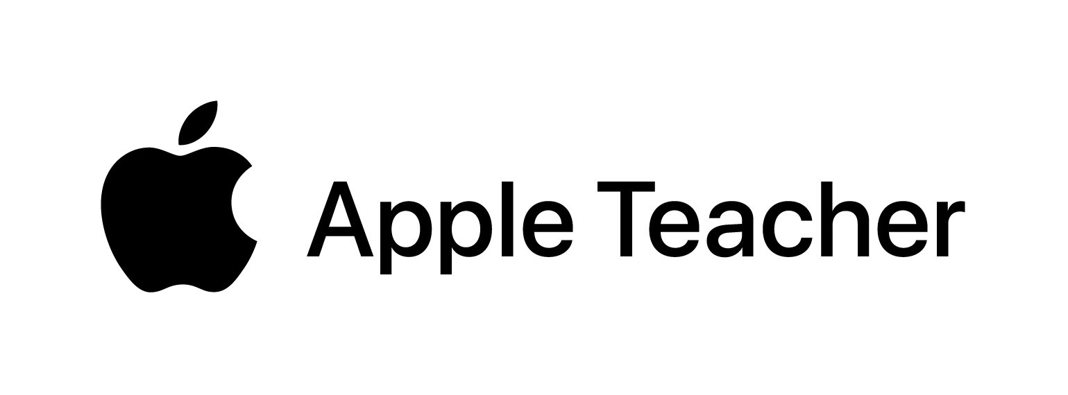 Apple Teacher with the Apple logo